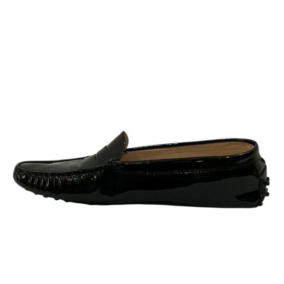 Tod’s City Gommino Patent Leather Loafers Black Size 38.5 Italy / 8.5 US - Picture 5 of 13